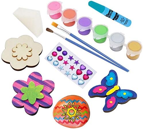 JOYIN 62 Pcs Arts and Craft Supplies for Kids - Painting Gift, Birthday Parties and Family Crafts