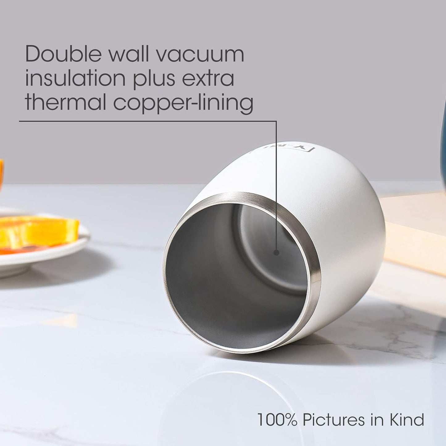 Stainless Steel Wine Tumbler Insulated,10oz Wine Tumbler with Lid Double Wall,Wine Cup with Lid for Coffee,Cocktails,Drinks(4 PCS)