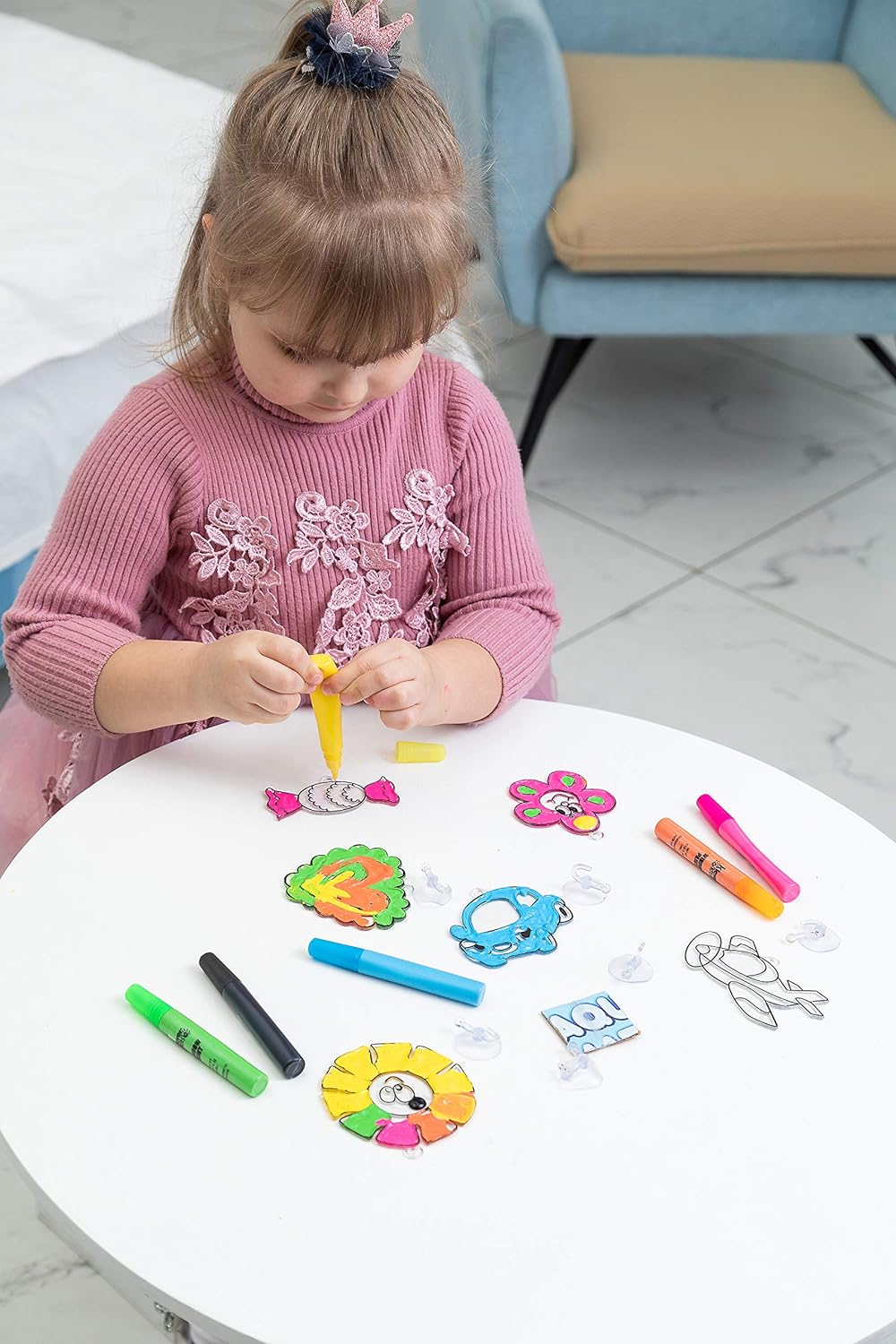 JOYIN 62 Pcs Arts and Craft Supplies for Kids - Painting Gift, Birthday Parties and Family Crafts