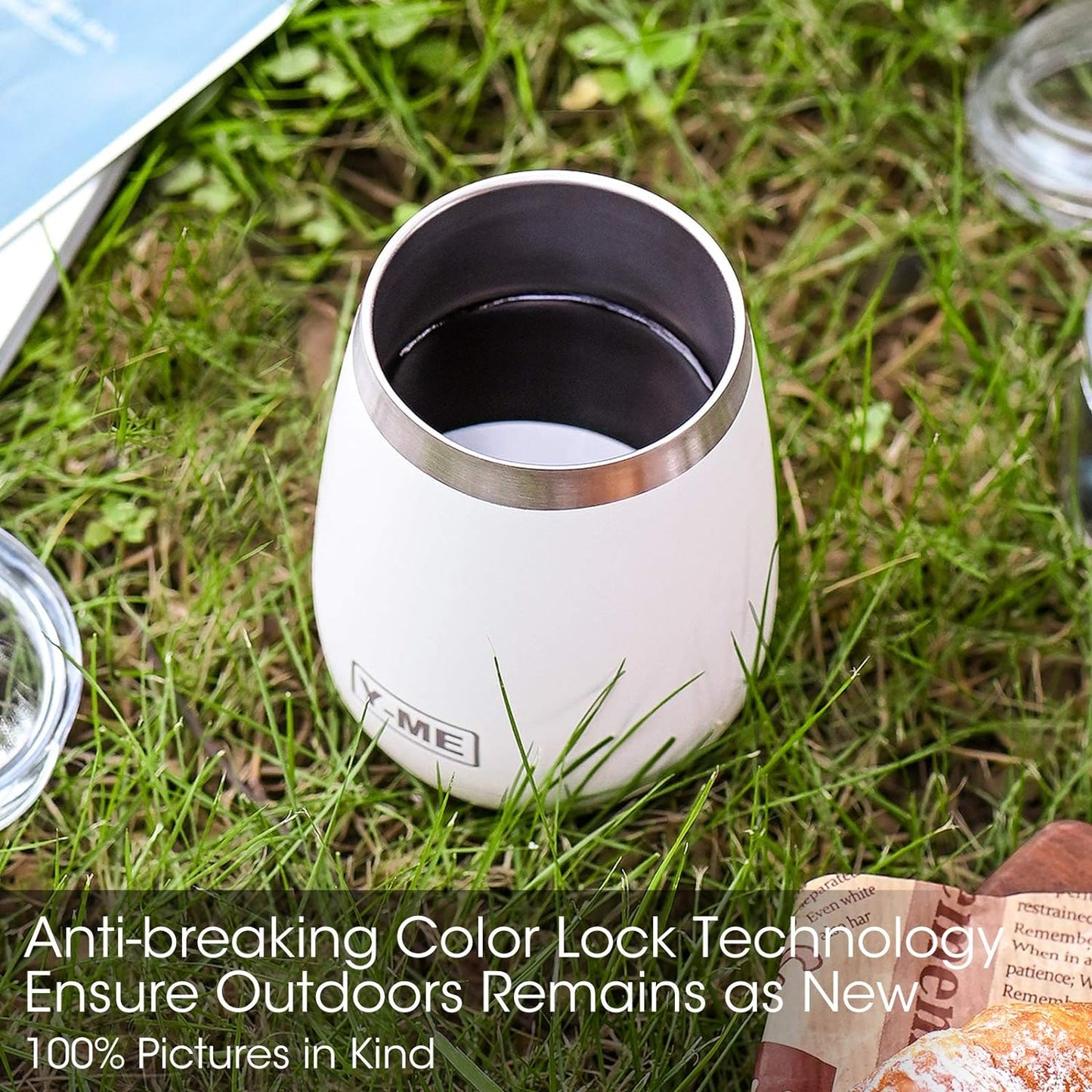 Stainless Steel Wine Tumbler Insulated,10oz Wine Tumbler with Lid Double Wall,Wine Cup with Lid for Coffee,Cocktails,Drinks(4 PCS)