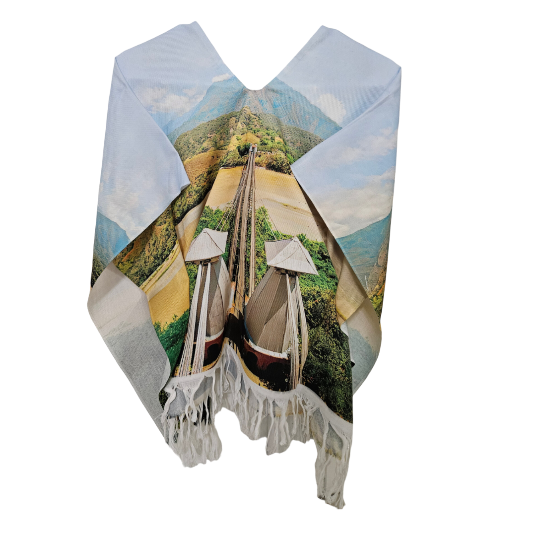 Discover the Magic of Authentic Elegance: Colombian Ponchos of Excellence, where Beauty intertwines with Quality, Dress with Style and Tradition!