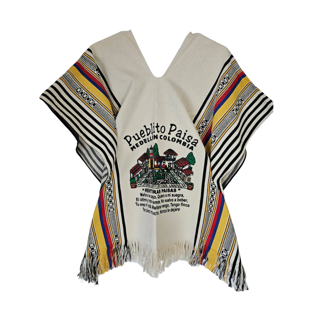 Discover the Magic of Authentic Elegance: Colombian Ponchos of Excellence, where Beauty intertwines with Quality, Dress with Style and Tradition!