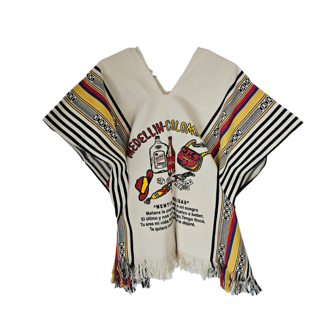 Discover the Magic of Authentic Elegance: Colombian Ponchos of Excellence, where Beauty intertwines with Quality, Dress with Style and Tradition!