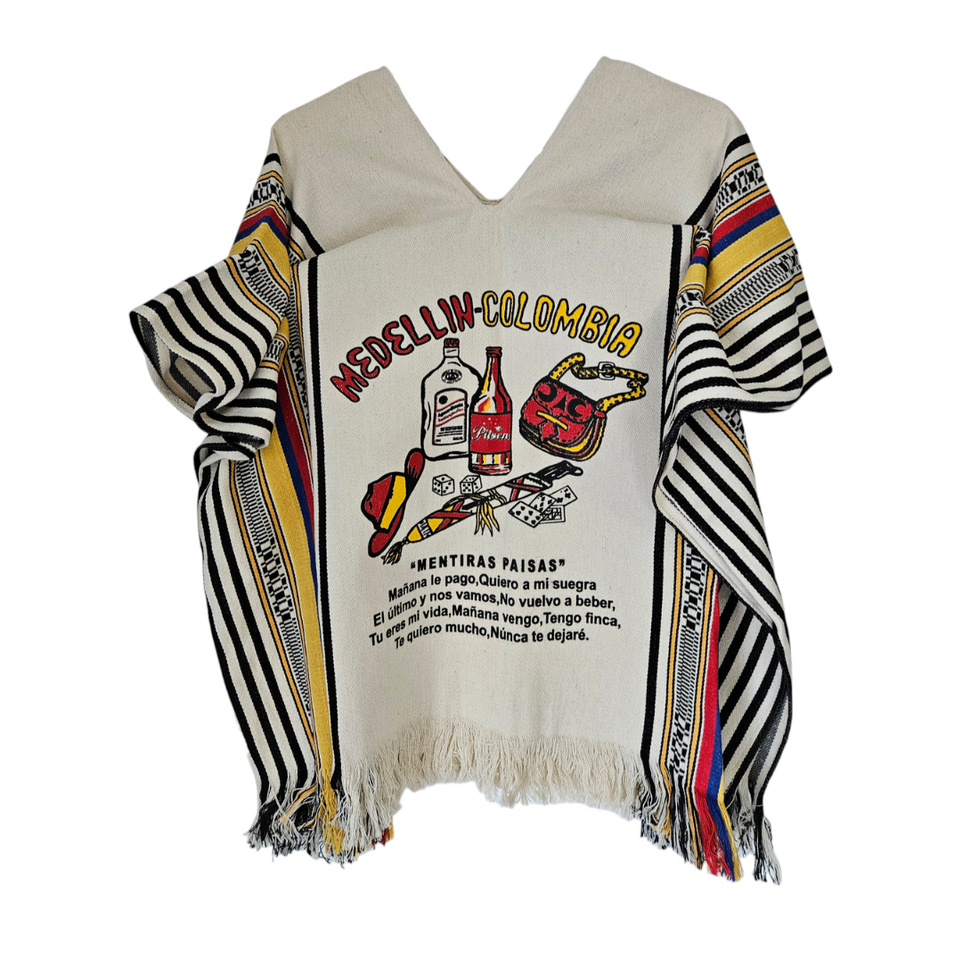 Discover the Magic of Authentic Elegance: Colombian Ponchos of Excellence, where Beauty intertwines with Quality, Dress with Style and Tradition!