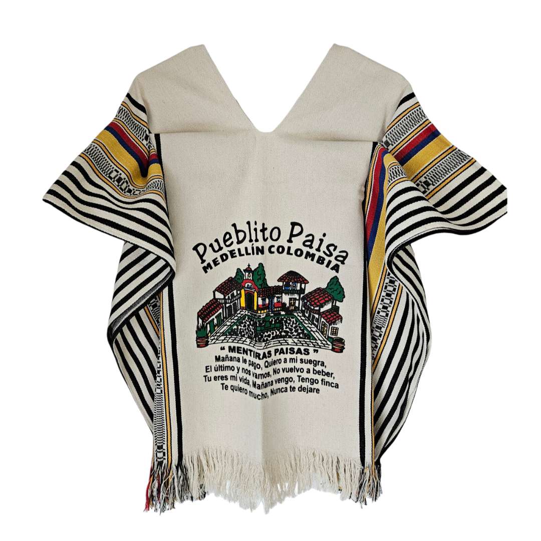 Discover the Magic of Authentic Elegance: Colombian Ponchos of Excellence, where Beauty intertwines with Quality, Dress with Style and Tradition!