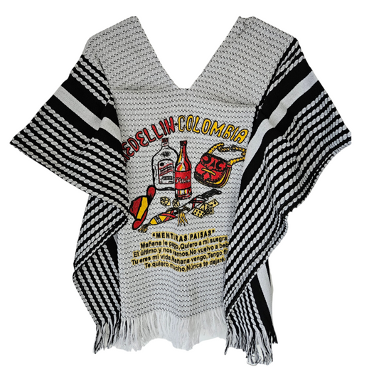 Discover the Magic of Authentic Elegance: Colombian Ponchos of Excellence, where Beauty intertwines with Quality, Dress with Style and Tradition!