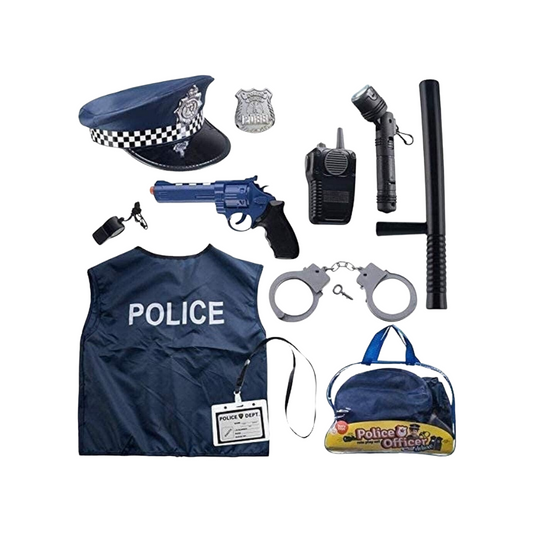 Police Costume For Kids & Police Toys For Kids Ages 3-7 Hallowen