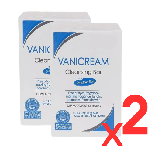 Vanicream Cleansing Bar 2 Pack 3.9oz Each Fresh New