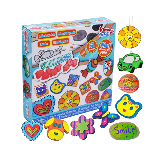 JOYIN 62 Pcs Arts and Craft Supplies for Kids - Painting Gift, Birthday Parties and Family Crafts