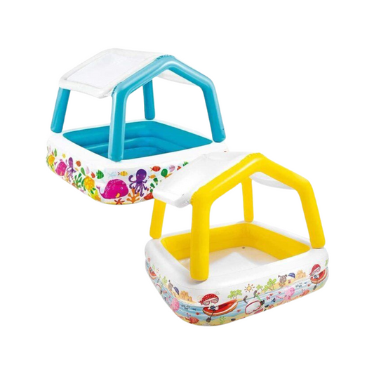 Intex Sunshade Aquarium Pool, Multicolored, 157x157x122 cm, 57470, Assorted Colors