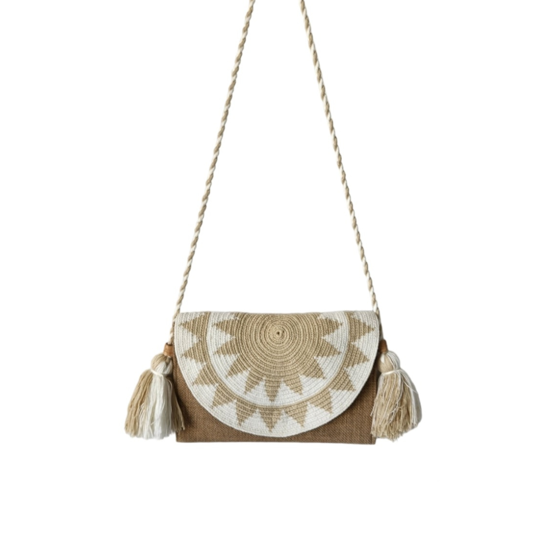 Wayuu wallet type envelope 100% Colombian handmade, casual wallet Unique design