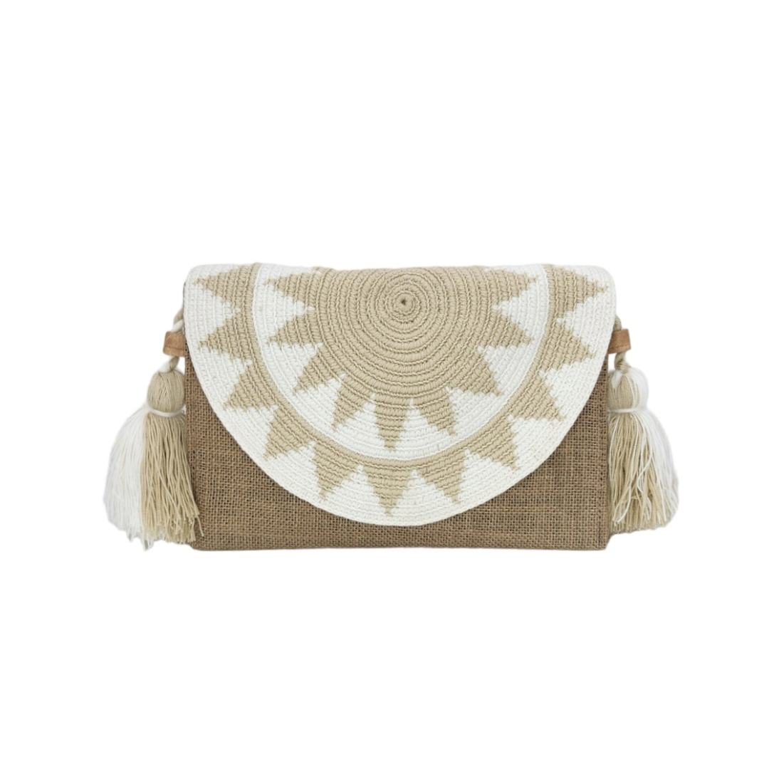 Wayuu wallet type envelope 100% Colombian handmade, casual wallet Unique design