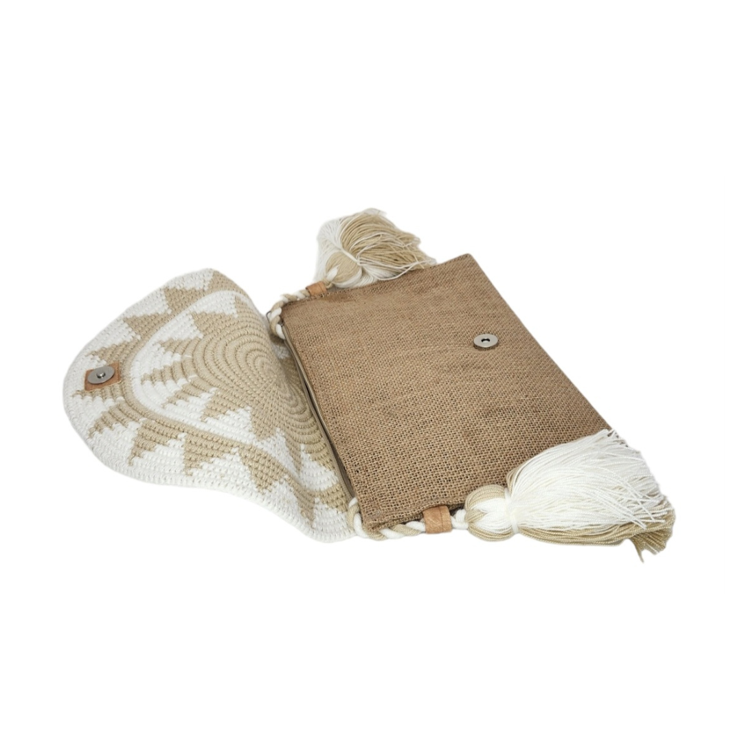 Wayuu wallet type envelope 100% Colombian handmade, casual wallet Unique design