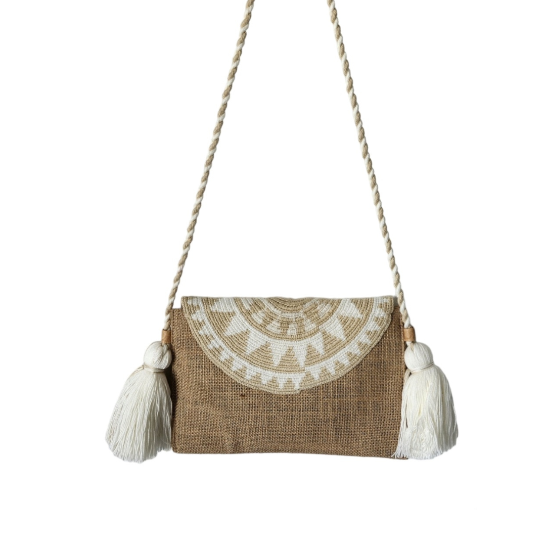 Wayuu wallet type envelope 100% Colombian handmade, casual wallet Unique design