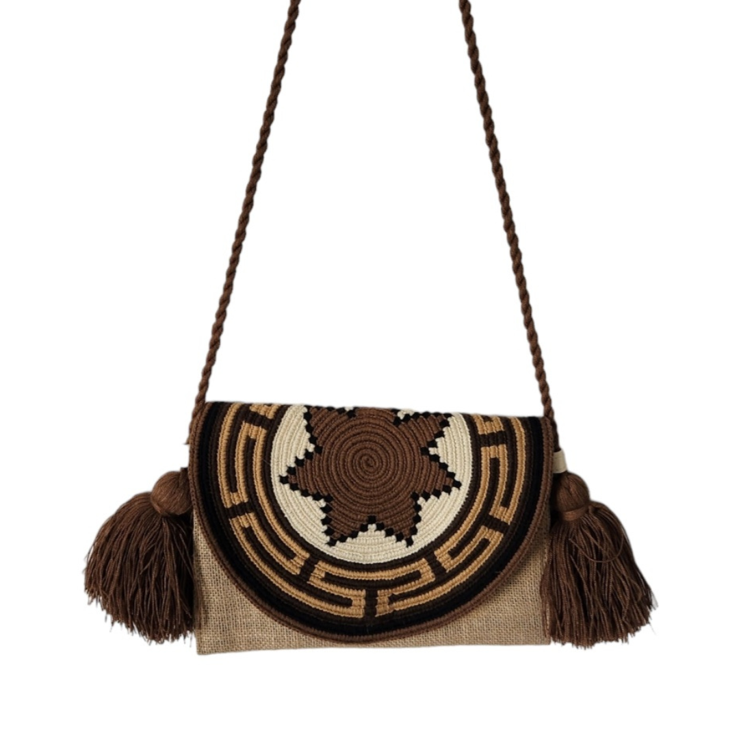 Wayuu wallet type envelope 100% Colombian handmade, casual wallet Unique design