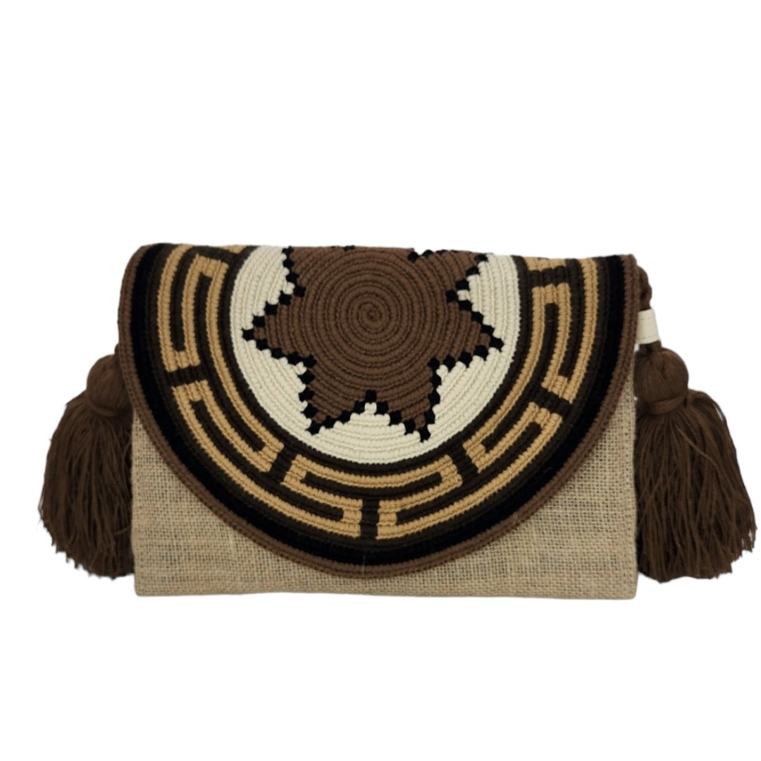 Wayuu wallet type envelope 100% Colombian handmade, casual wallet Unique design