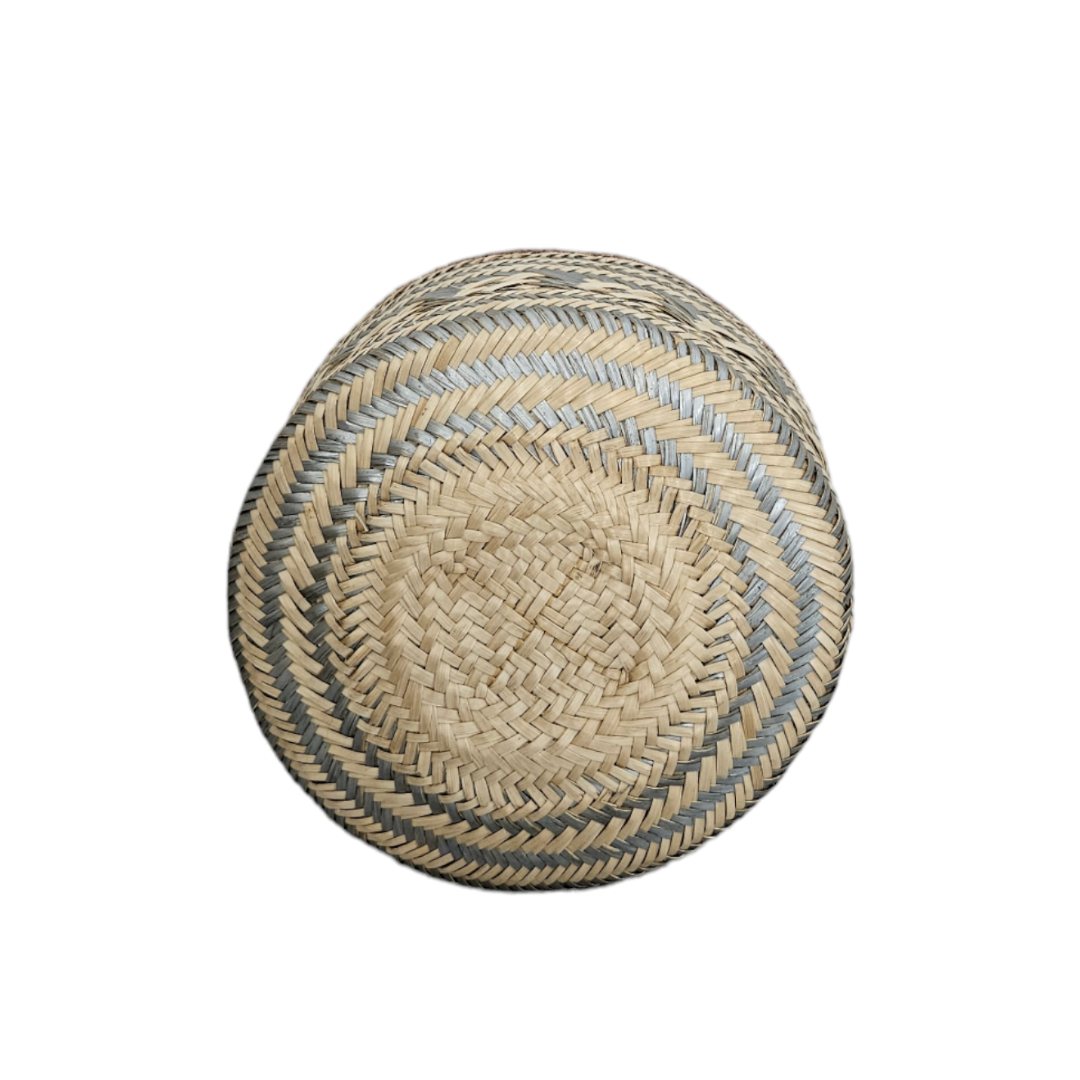 Wayuu Colombian Bag Mochila Women Handmade Basket Design Big Tassels Crossbody Medium Size