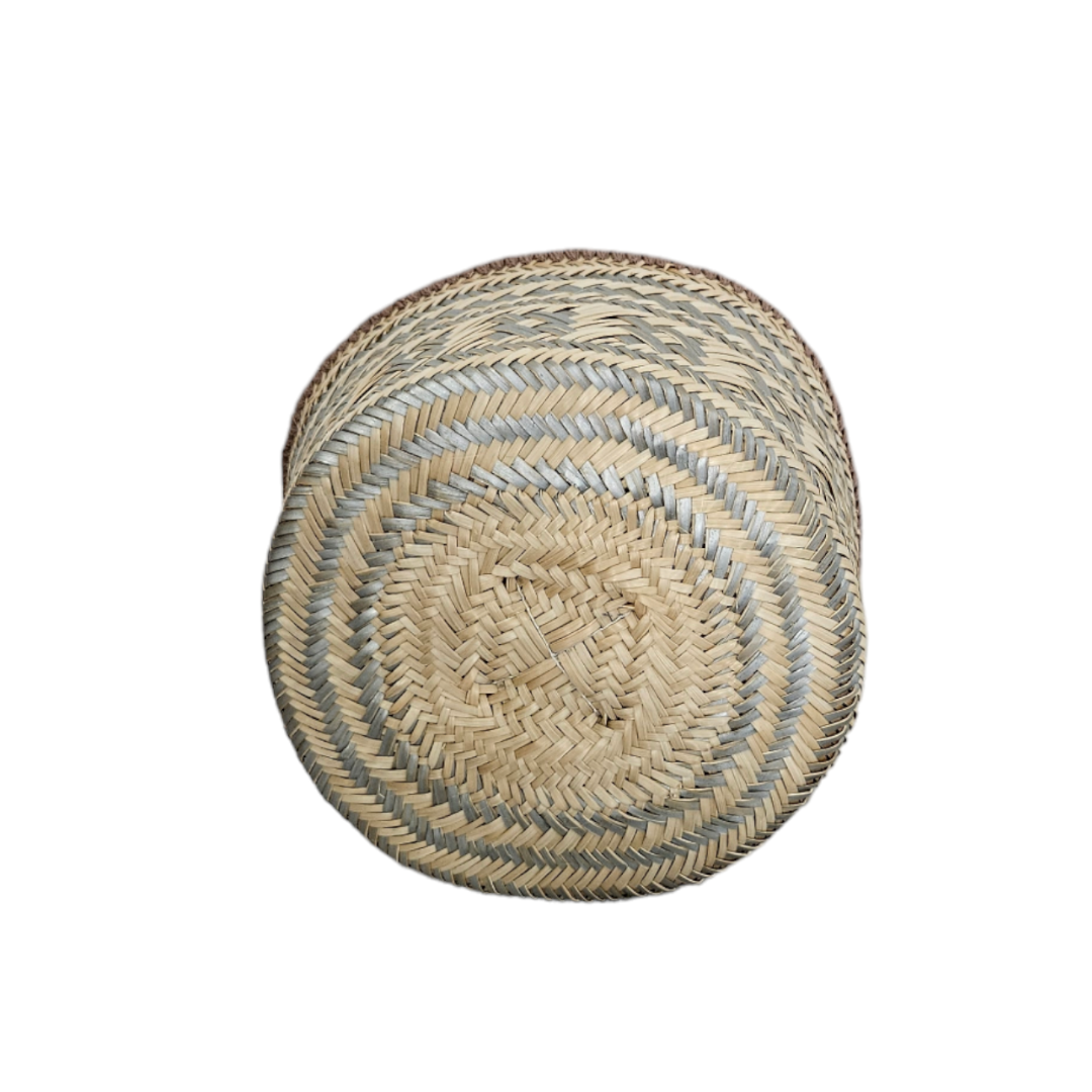 Wayuu Colombian Bag Mochila Women Handmade Basket Design Big Tassels Crossbody Medium Size