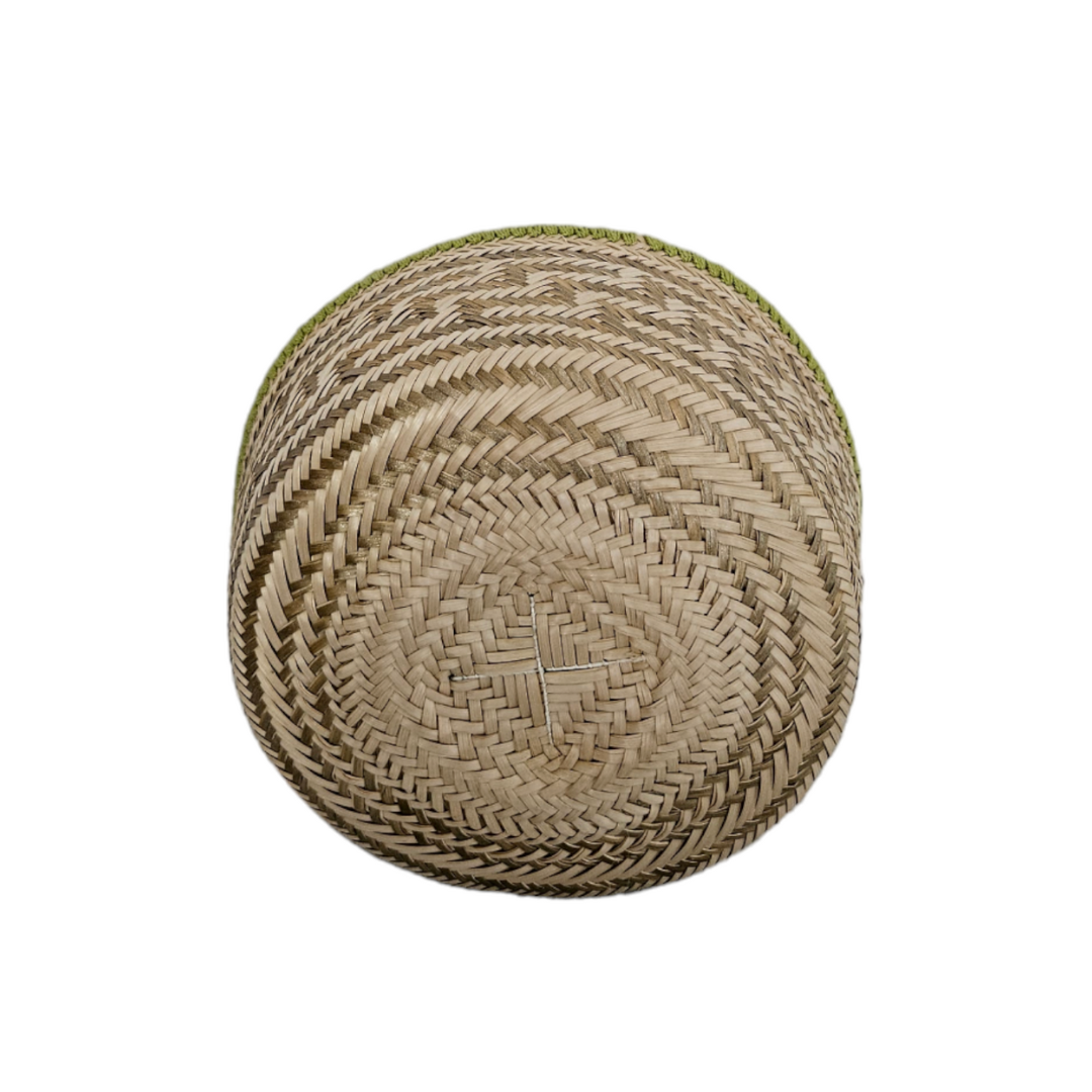 Wayuu Colombian Bag Mochila Women Handmade Basket Design Big Tassels Crossbody Medium Size