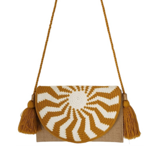 Wayuu wallet type envelope 100% Colombian handmade, casual wallet Unique design