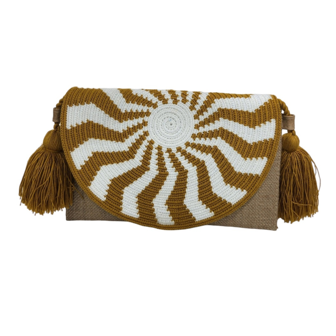 Wayuu wallet type envelope 100% Colombian handmade, casual wallet Unique design