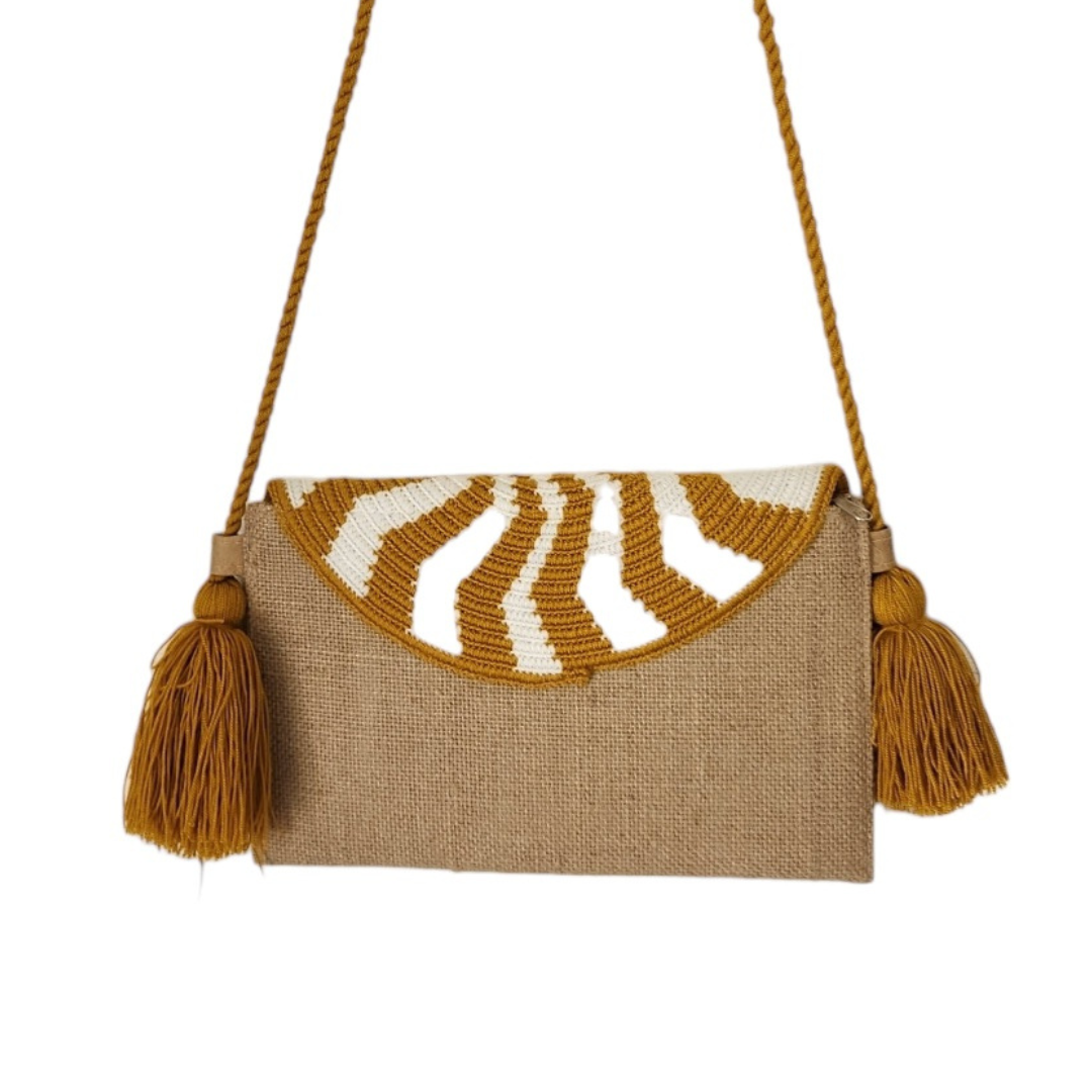 Wayuu wallet type envelope 100% Colombian handmade, casual wallet Unique design