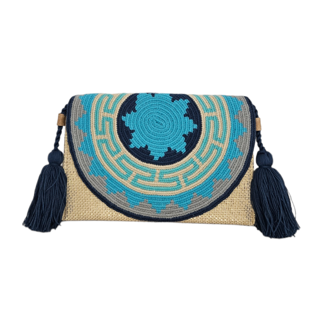 Wayuu wallet type envelope 100% Colombian handmade, casual wallet Unique design