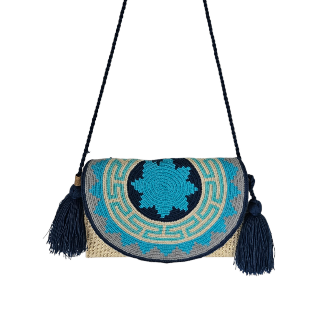 Wayuu wallet type envelope 100% Colombian handmade, casual wallet Unique design