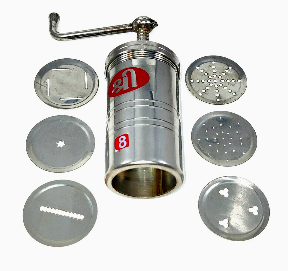 Stainless Steel Sev Sancha Pasta Maker 6 Kitchen Tools 4 Stainless Steel Bowls