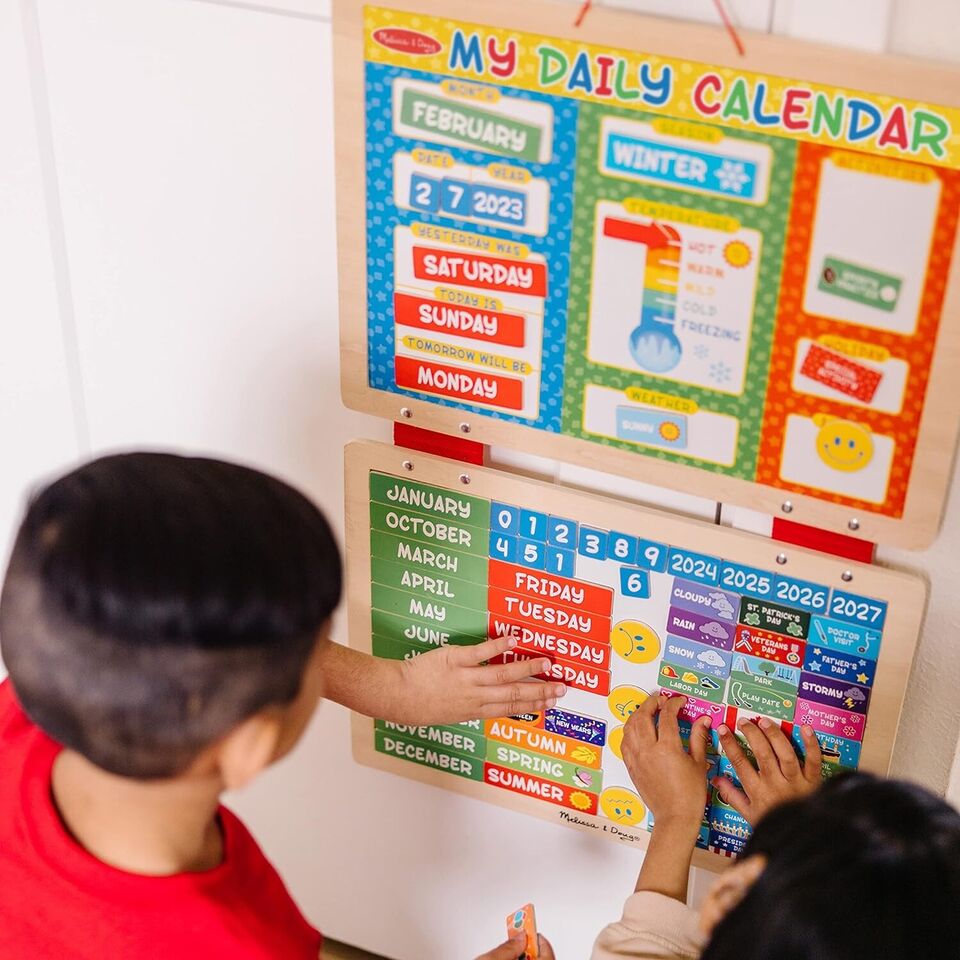Melissa & Doug My First Daily Magnetic Calendar for kids