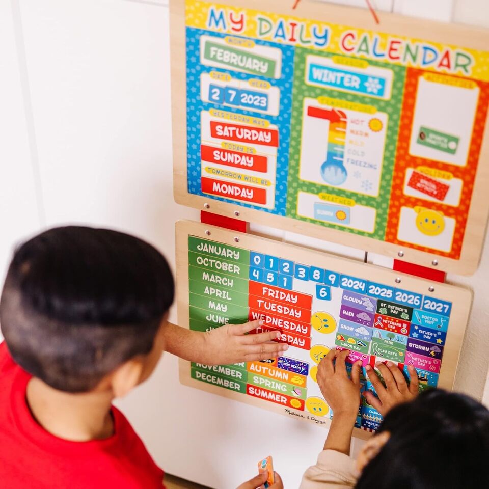 Melissa & Doug My First Daily Magnetic Calendar for kids