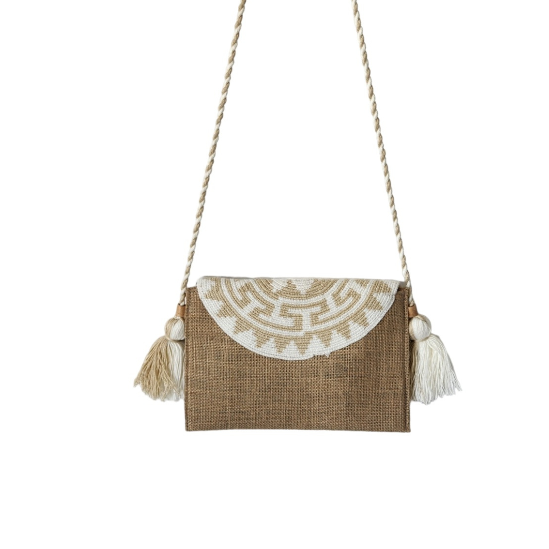 Wayuu wallet type envelope 100% Colombian handmade, casual wallet Unique design