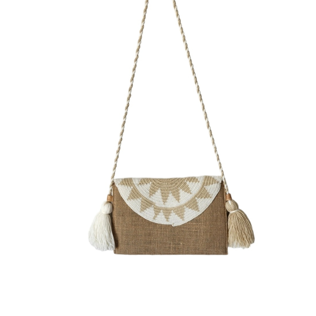 Wayuu wallet type envelope 100% Colombian handmade, casual wallet Unique design