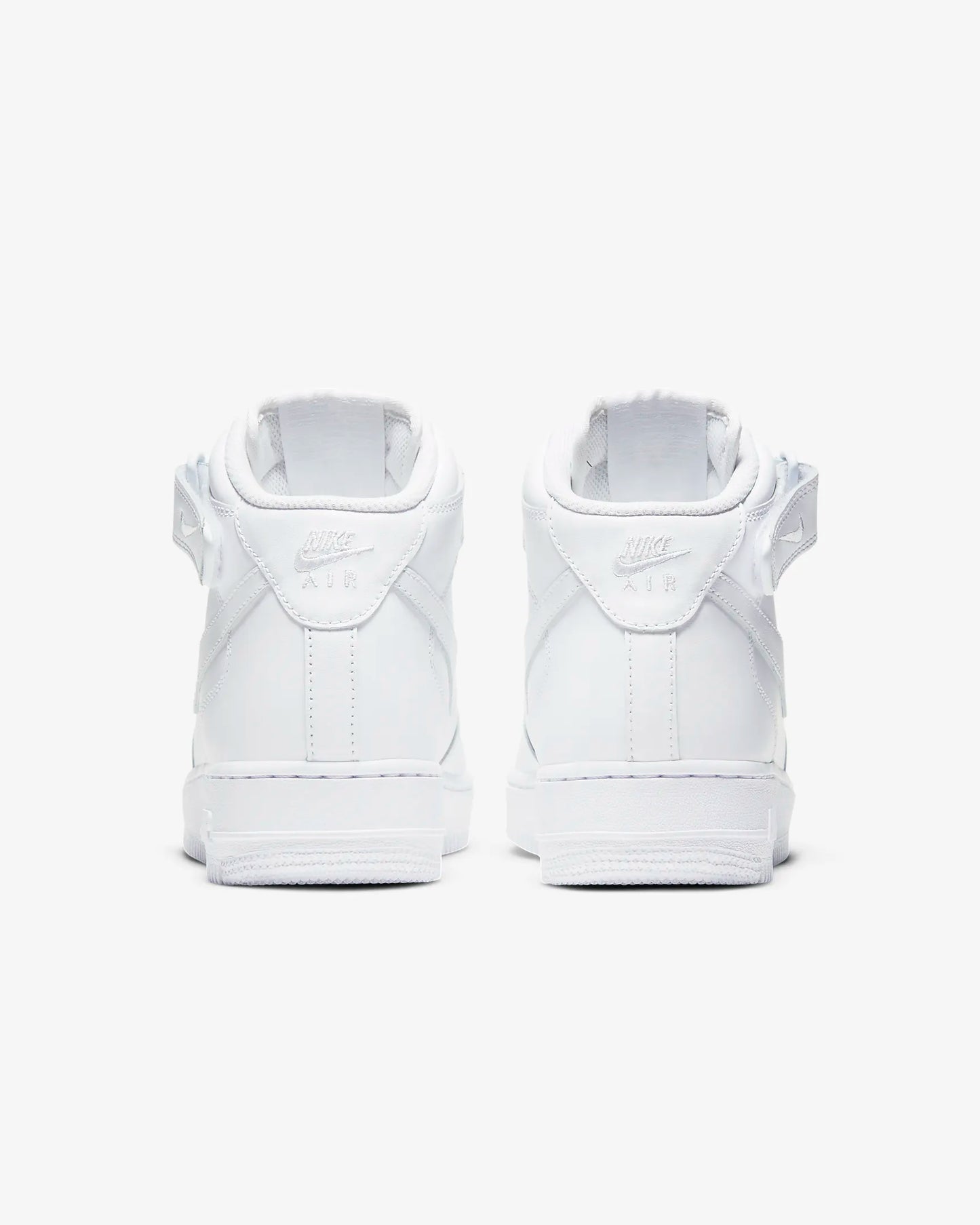 Nike Womens WMNS Air Force 1 '07 Mid DD9625 100 - Size 12W White/White-White