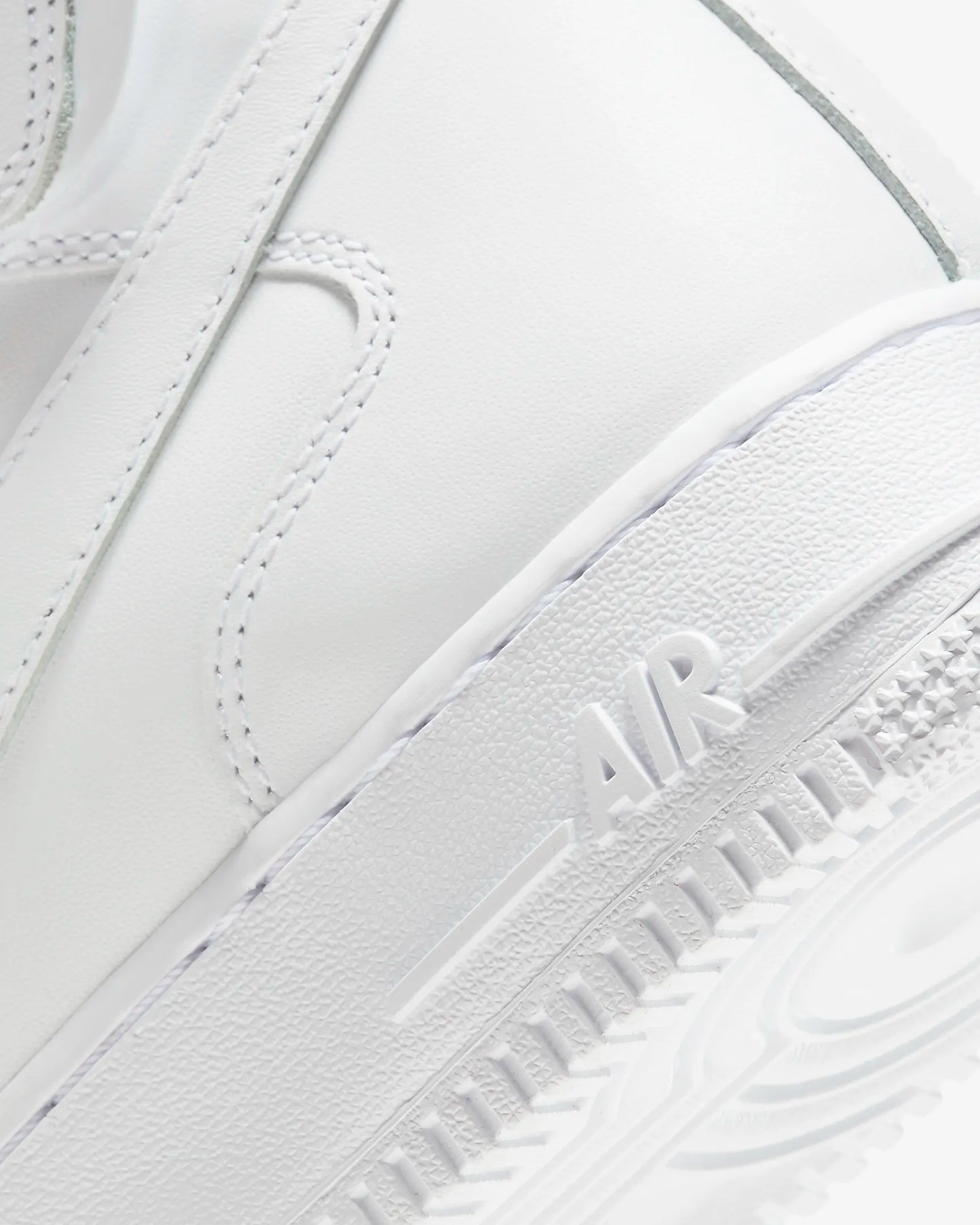 Nike Womens WMNS Air Force 1 '07 Mid DD9625 100 - Size 12W White/White-White